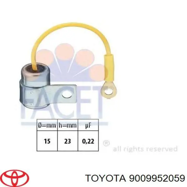 9009952059 Toyota Масляный фильтр двигателя