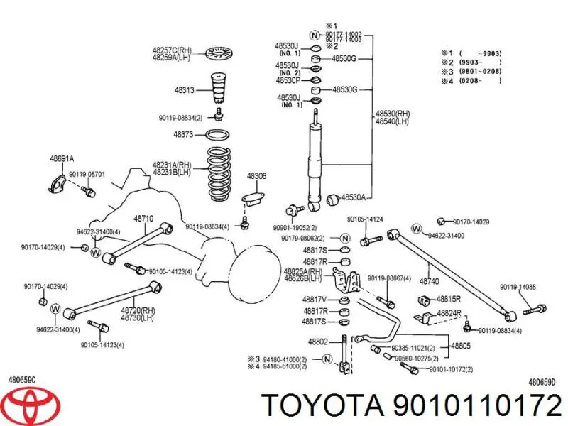  9010110172 Toyota