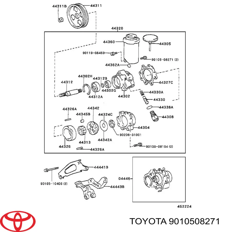  Toyota 9010508271 цена, от 6.64 USD