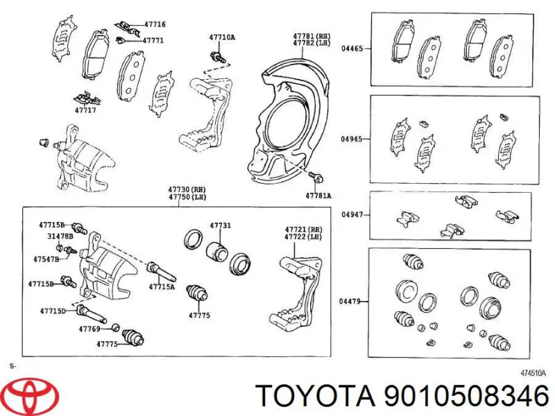 9010508346 Toyota 