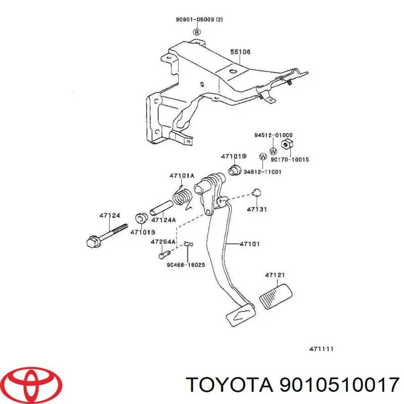 9010510017 Toyota 