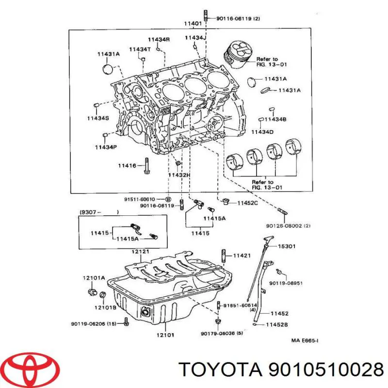  9010510028 Toyota