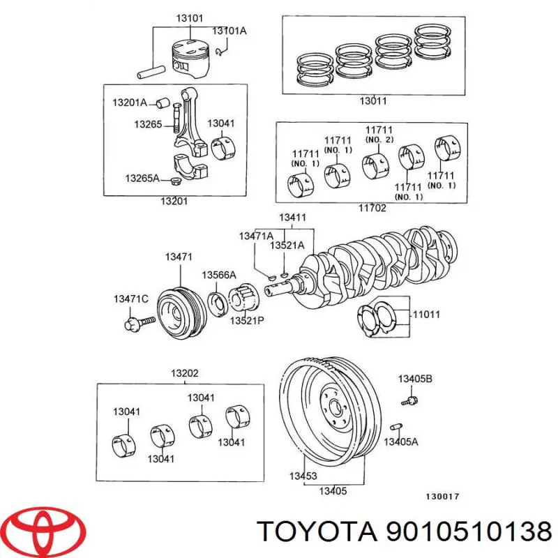 9010510138 Toyota 