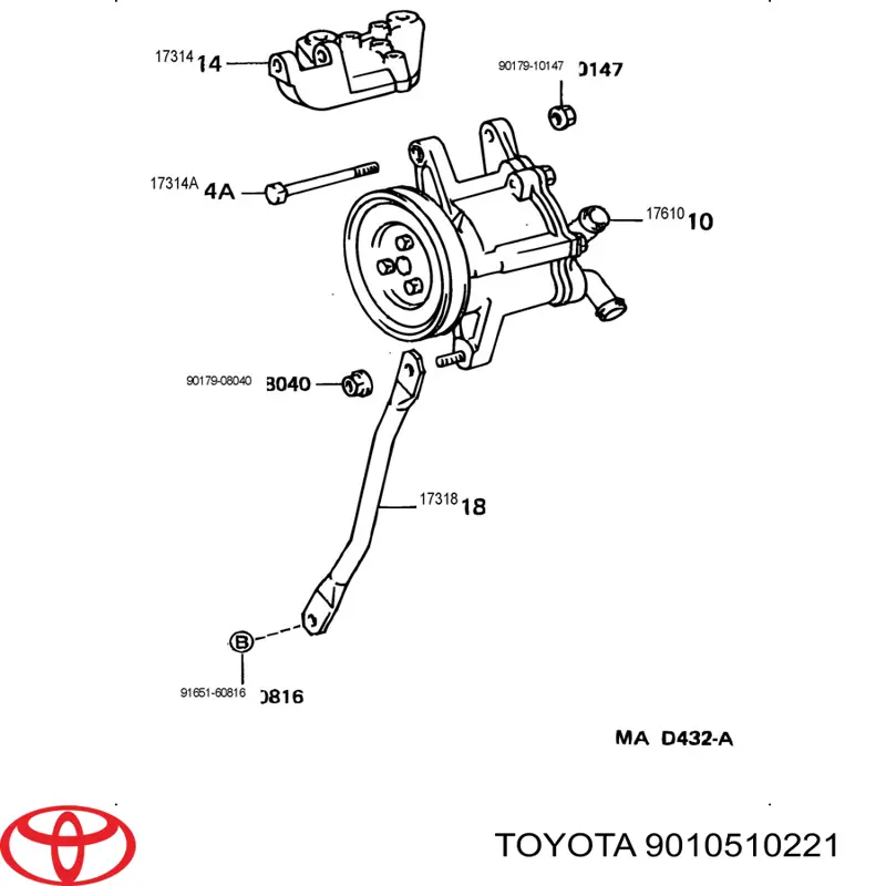 Купить 9010510221 Toyota 