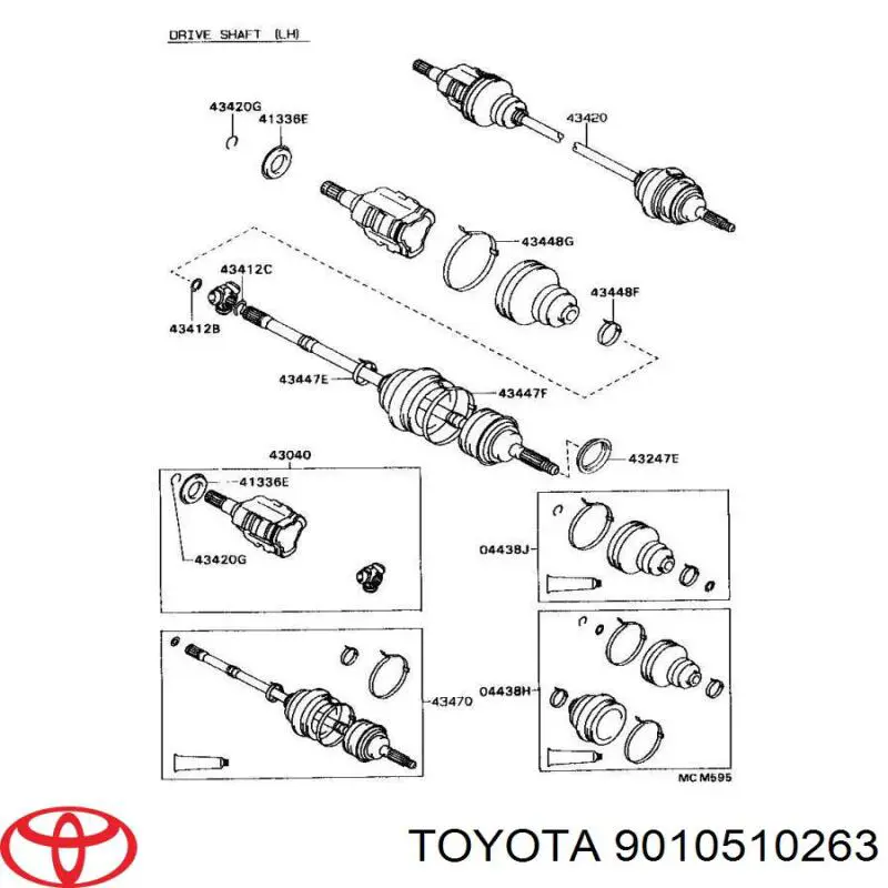 9010510263 Toyota 