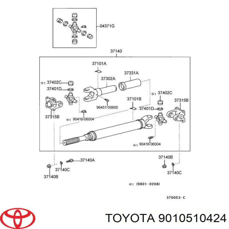  9010510424 Toyota