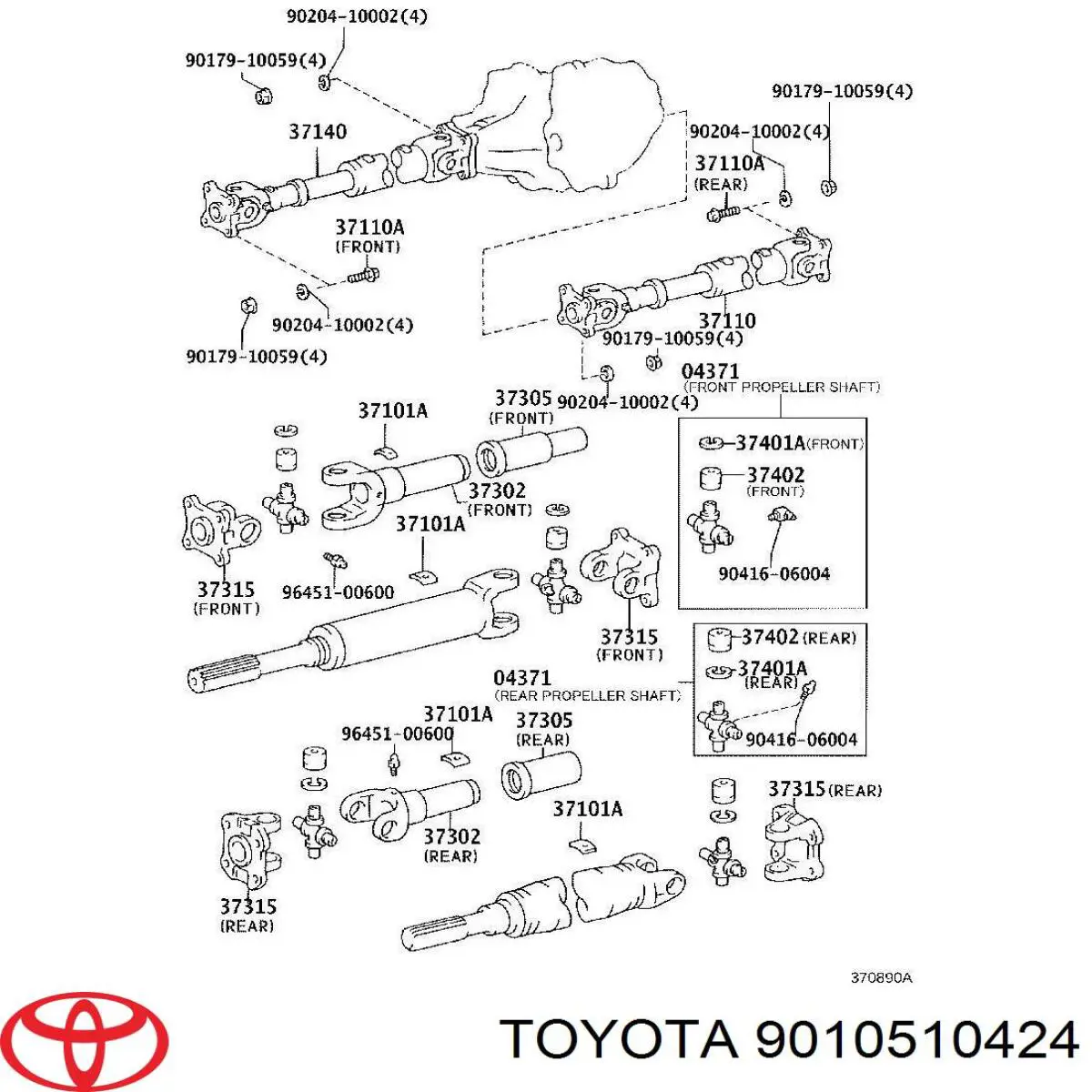  Toyota 9010510424 цена, от 1.90 USD