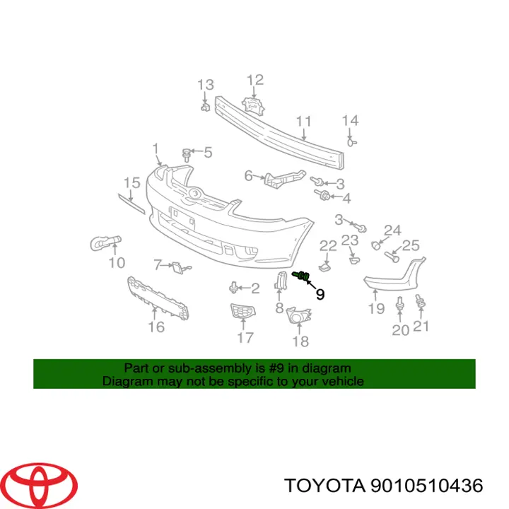 9010510436 Toyota 