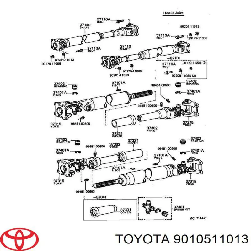  9010511013 Toyota