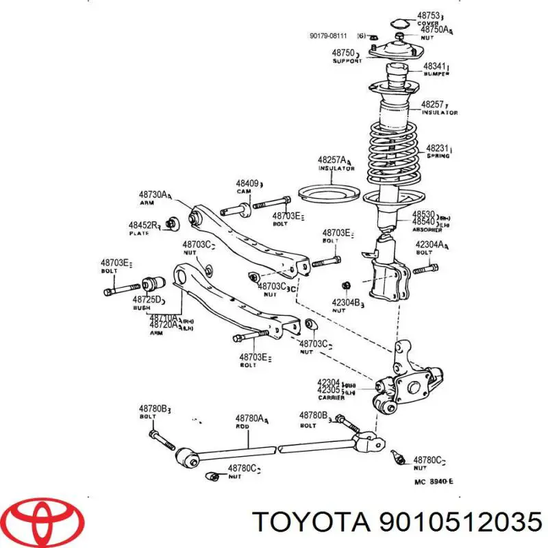 9010512035 Toyota 