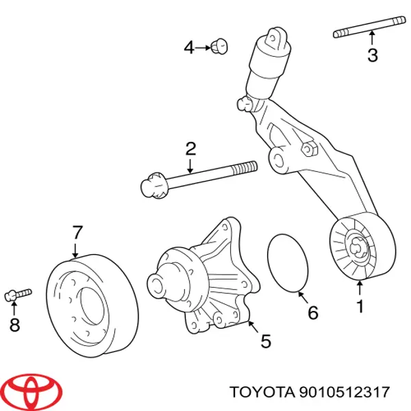  9010512317 Toyota