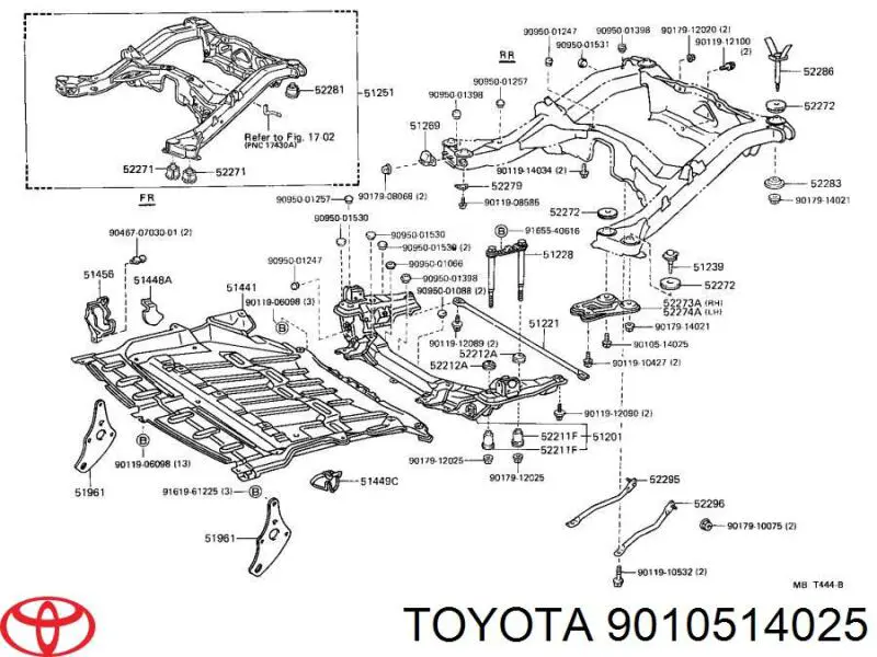  9010514025 Toyota