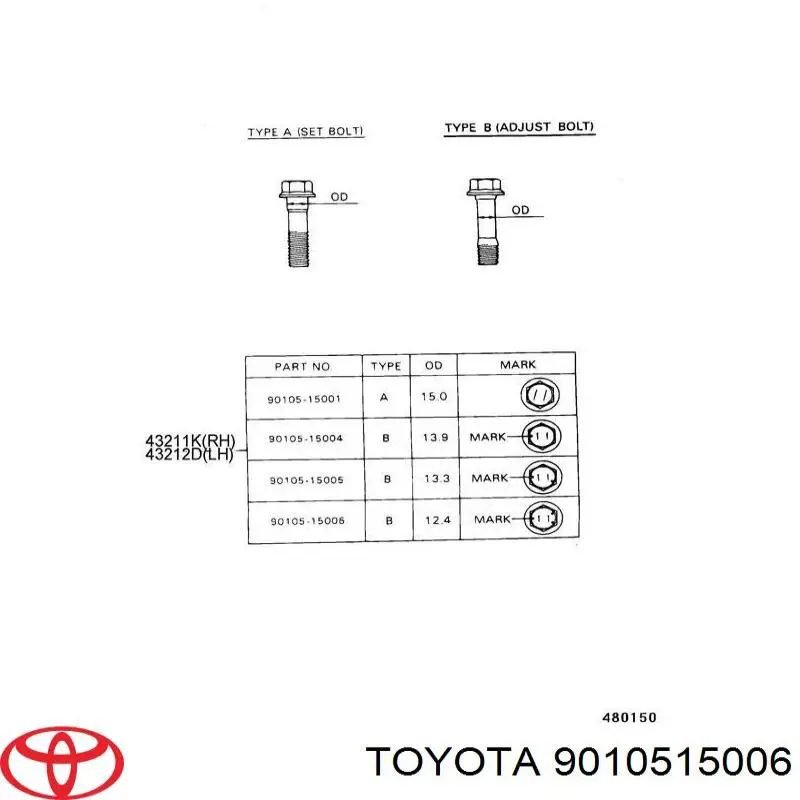 Toyota 9010515006 цена, от 3.17 USD