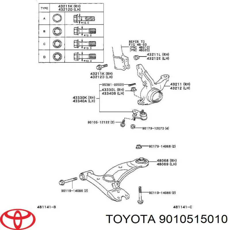  9010515010 Toyota