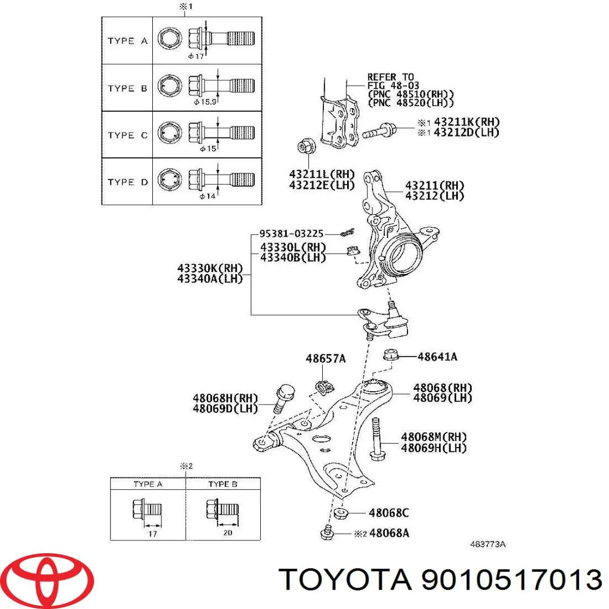 9010517013 Toyota