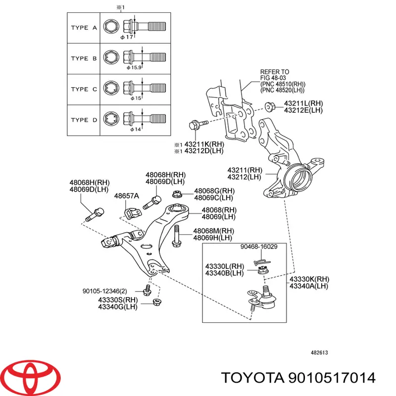  9010517014 Toyota