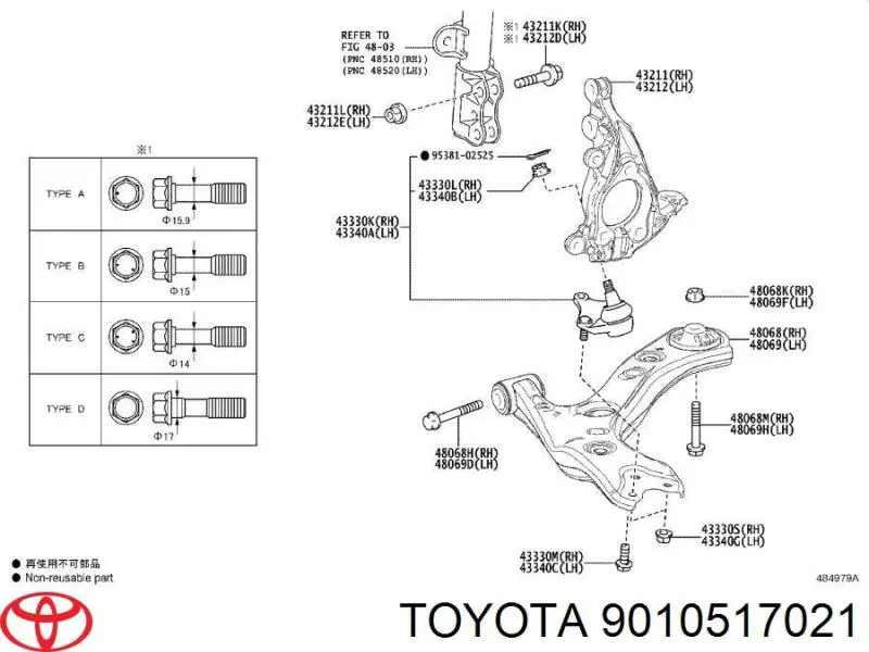  9010517021 Toyota