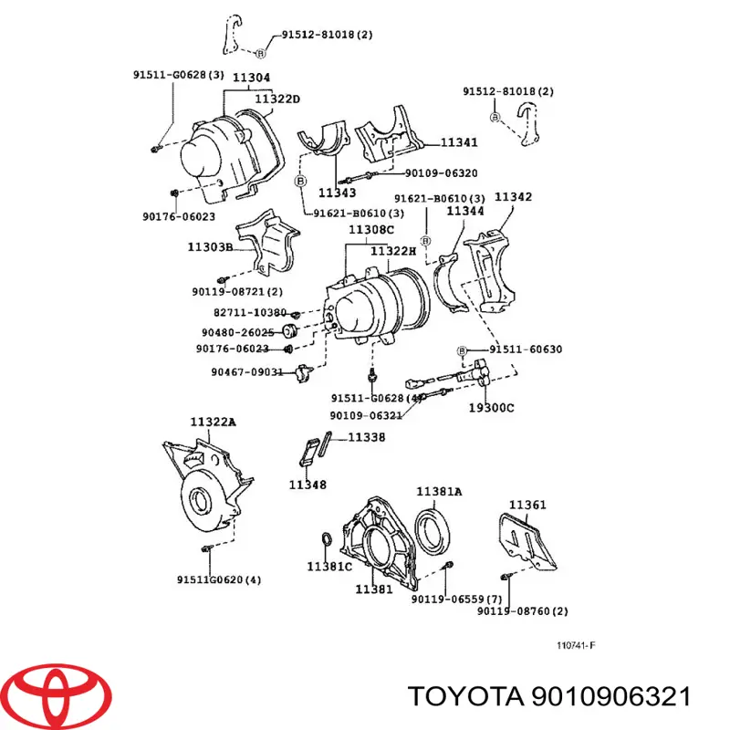 9010906321 Toyota 