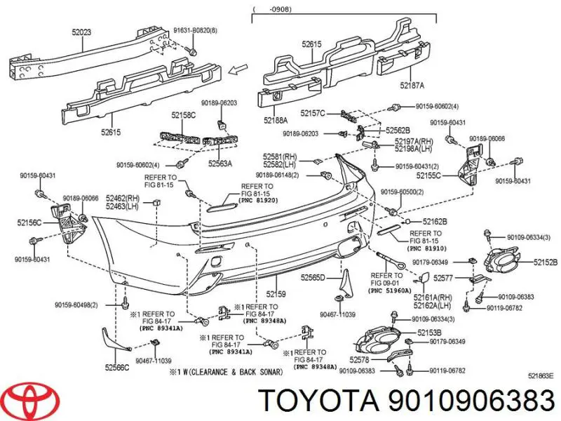 9010906383 Toyota 