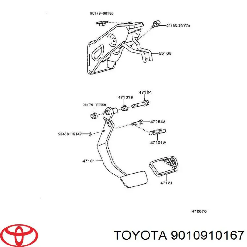 9010910167 Toyota 