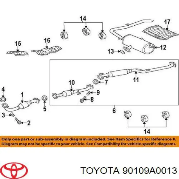 Купить 90109A0013 Toyota 