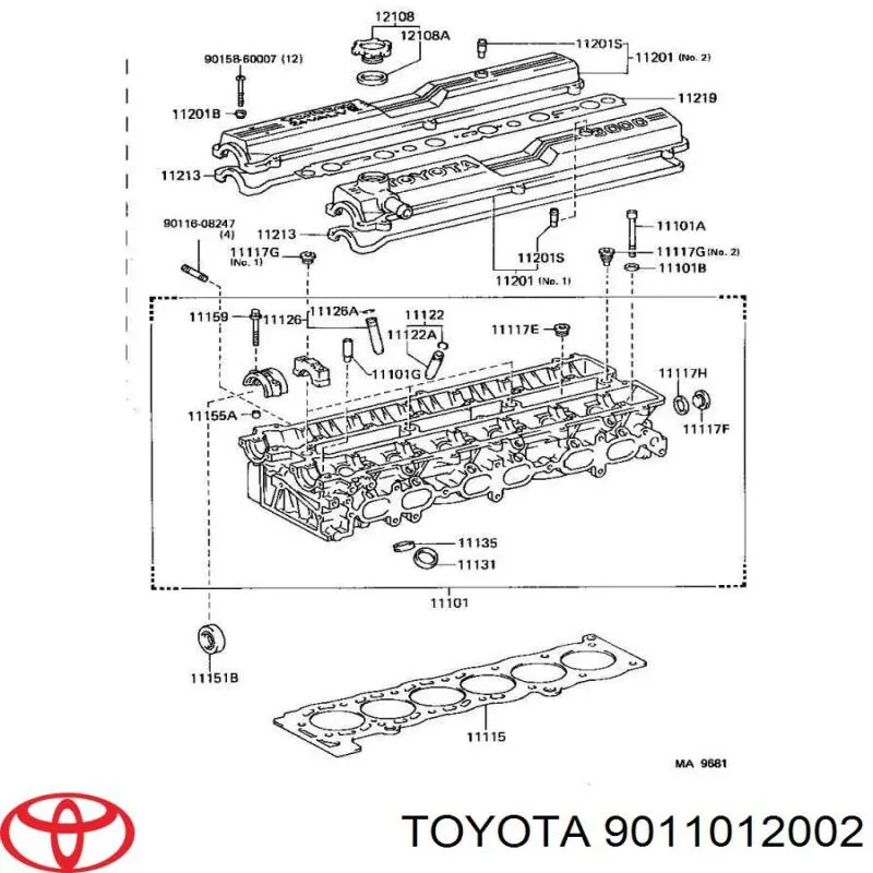 9011012002 Toyota 