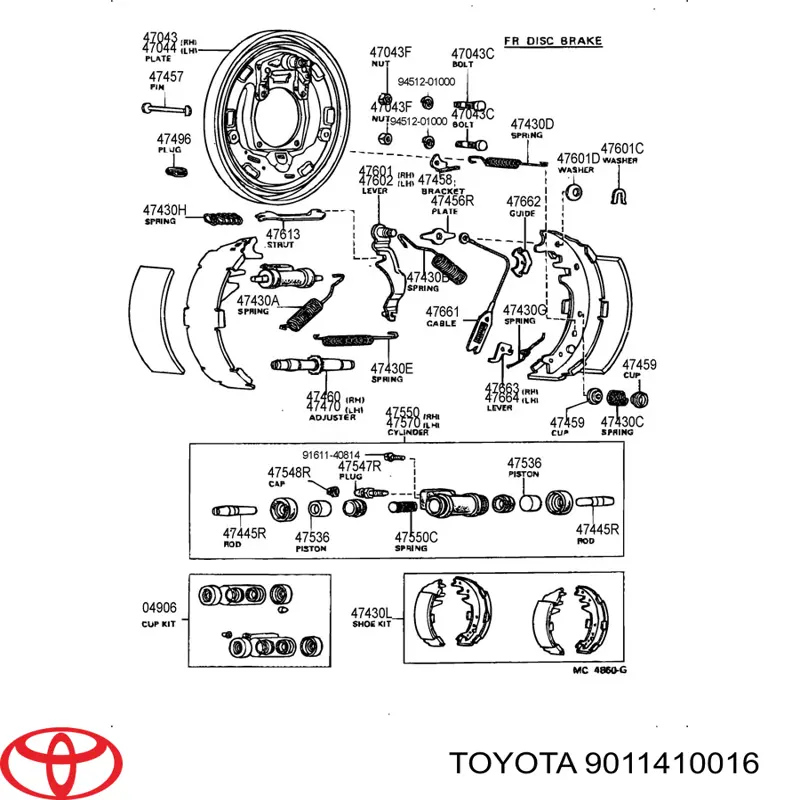  9011410016 Toyota