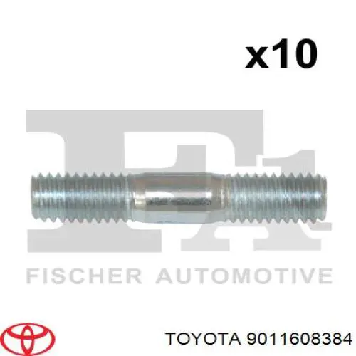 9011608384 Toyota Шпилька выпускного коллектора