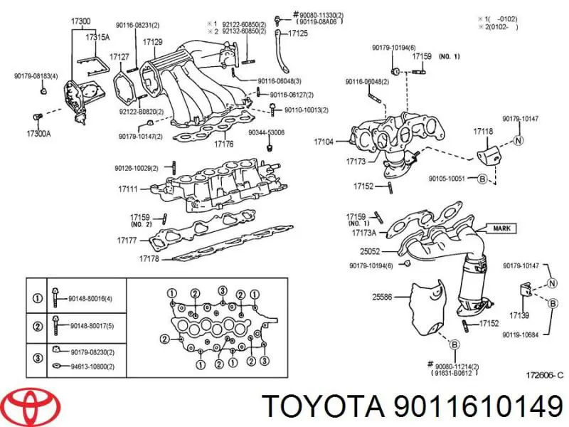  9011610149 Toyota