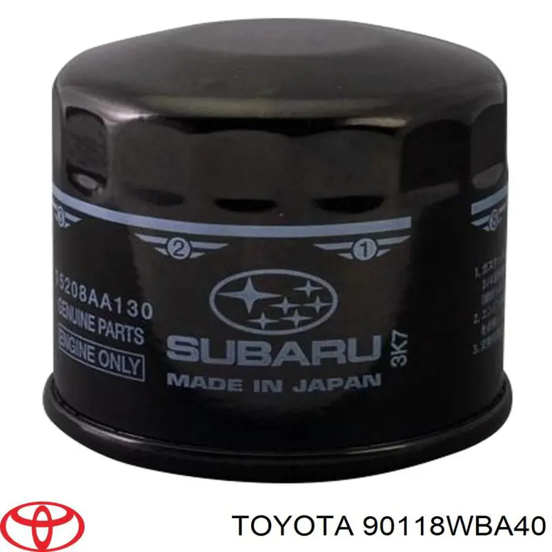 Фильтр очистки масла центробежный Toyota 90118WBA40 цена, от 11.69 USD