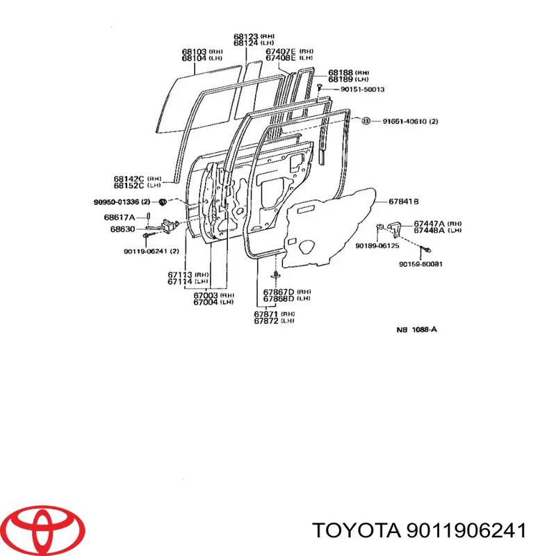  9011906241 Toyota