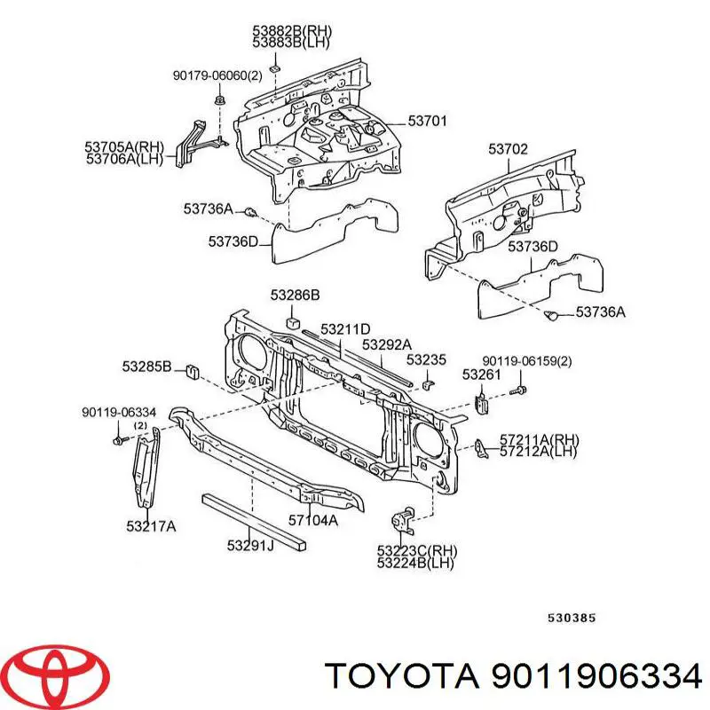  9011906334 Toyota