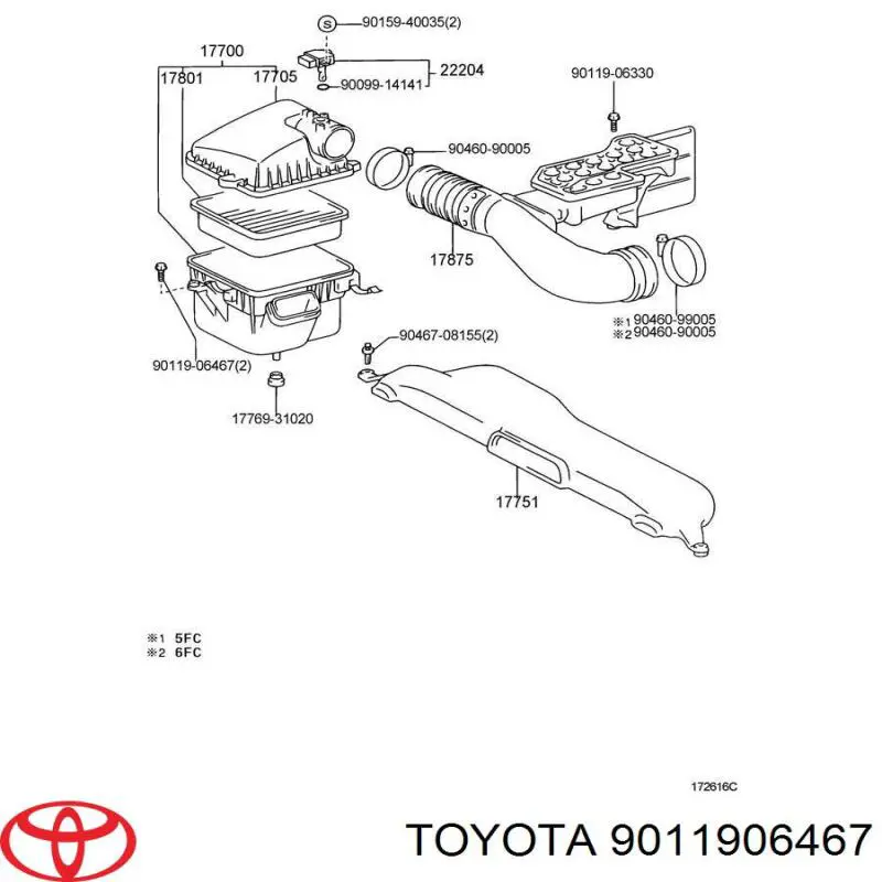 9011906467 Toyota 