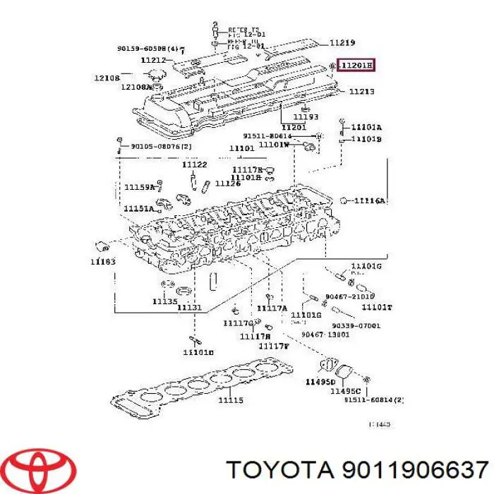 9011906637 Toyota 