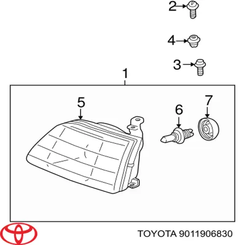  9011906830 Toyota