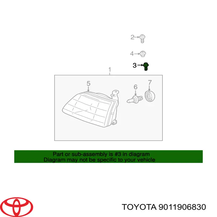  Toyota 9011906830 цена, от 6.64 USD
