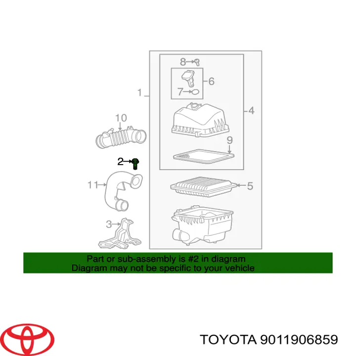 9011906859 Toyota 