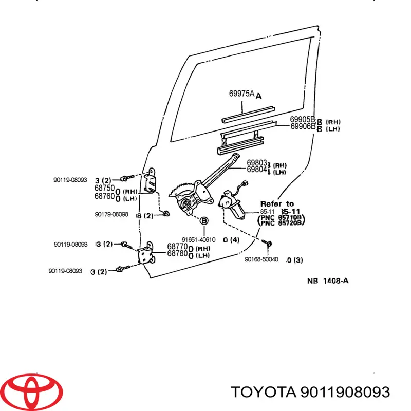  Toyota 9011908093 цена, от 6.33 USD