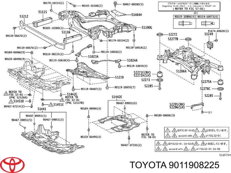  9011908225 Toyota