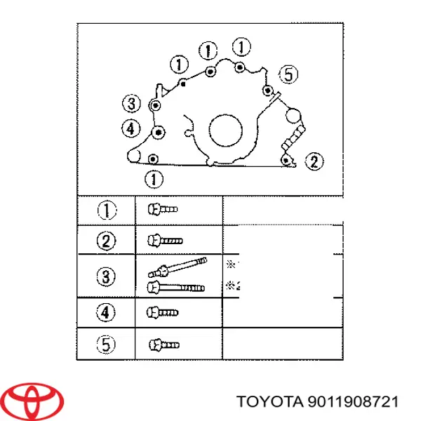 9011908721 Toyota 