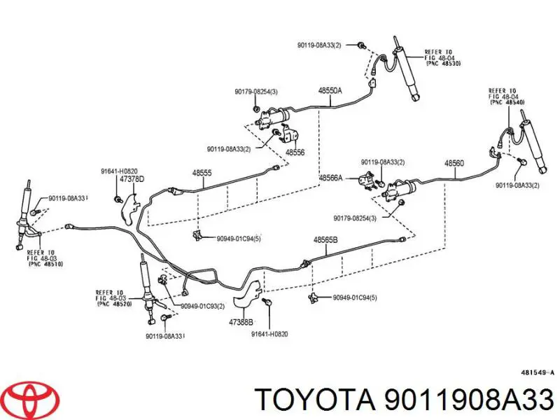 9011908A33 Toyota 