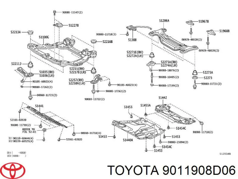  9011908D06 Toyota