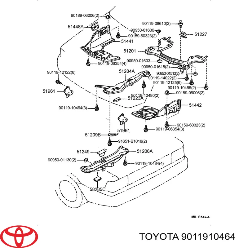  Toyota 9011910464 цена, от 32.13 USD