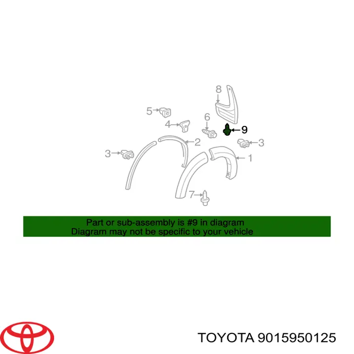  9015950125 Toyota