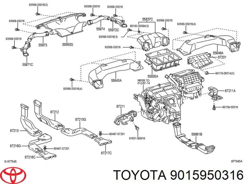  9015950316 Toyota