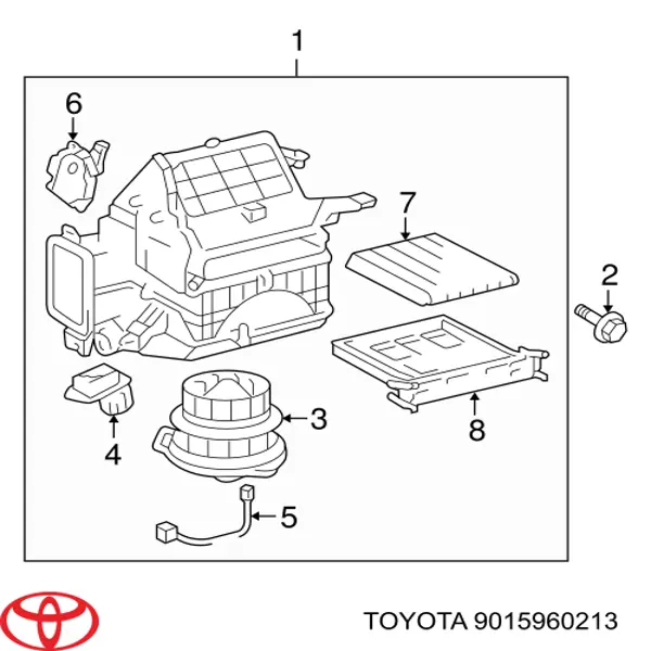  Toyota 9015960213 цена, от 6.34 USD