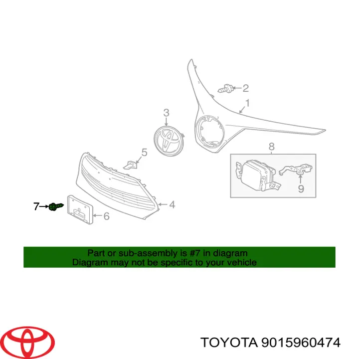 9015960474 Toyota 