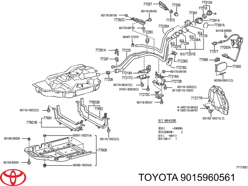  9015960561 Toyota