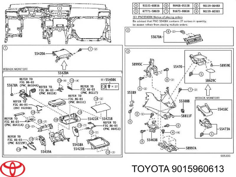 9015960613 Toyota 
