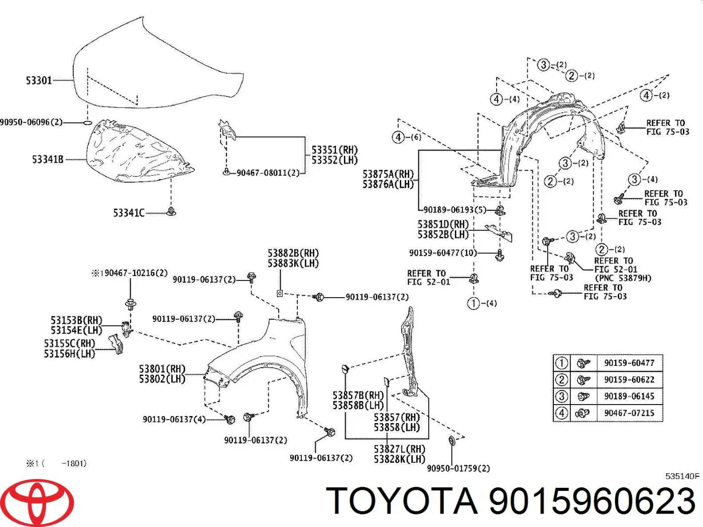 9015960623 Toyota 